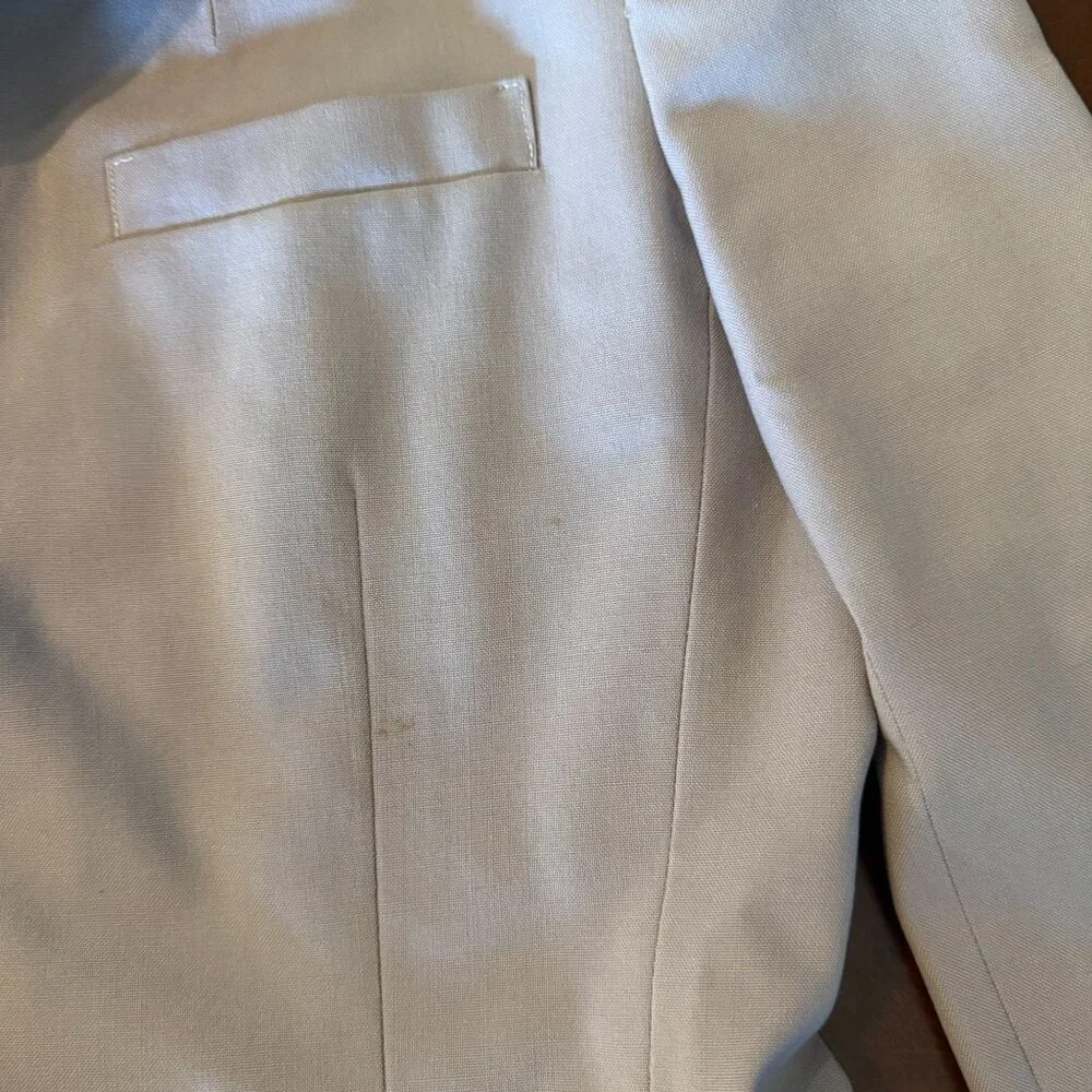 Vintage Bensons‎ St. Louis Blazer Size 4 Light Gray 80s Career Jacket USA Read
